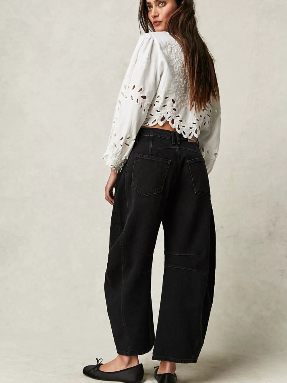 We The Free Good Luck Mid-Rise Barrel Jeans - Picture 3 of 12